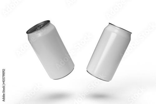 mockup of a soda cans