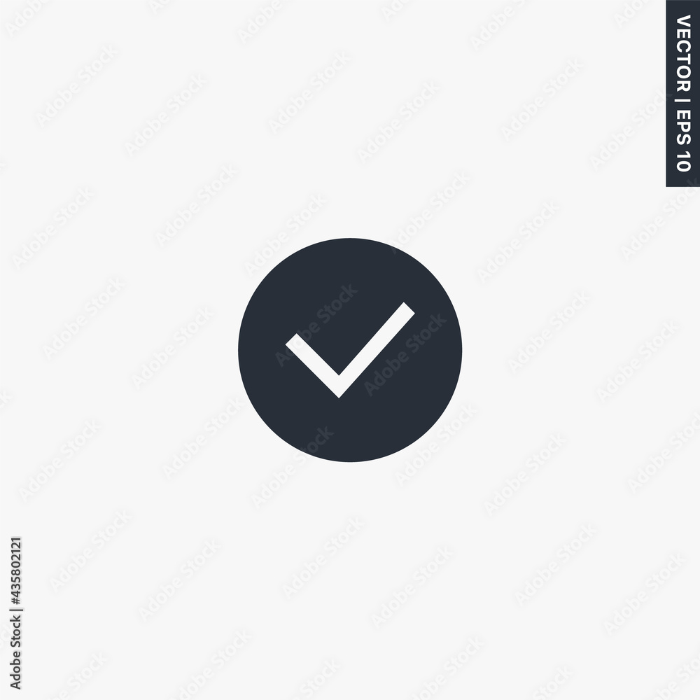 Check, premium quality flat icon Check, premium quality flat icon