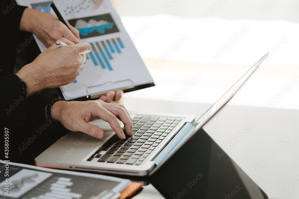person working on laptop