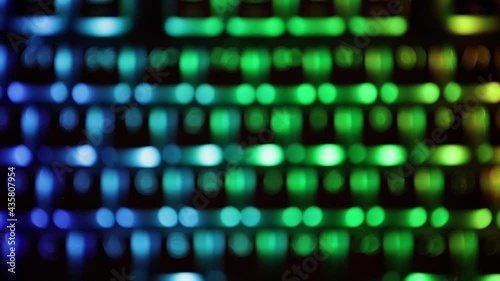 Wallpaper Mural Blurry flashing neon lights for gaming concept. Torontodigital.ca