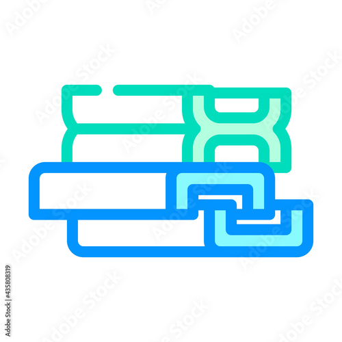 support structures, beams and channels building material color icon vector. support structures, beams and channels building material sign. isolated symbol illustration