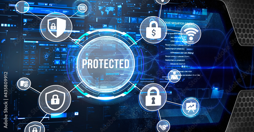 Internet, business, Technology and network concept. Cyber security data protection business technology privacy concept. Internet, business, Technology and network concept. Cyber security data protection business technology privacy concept.