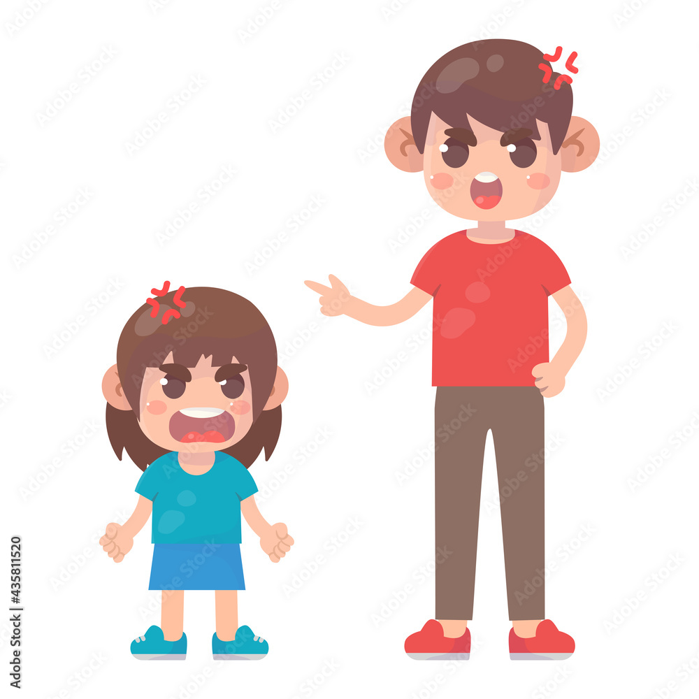 dad try to talk with angry kid girl Premium Vector
dad try to talk with angry kid girl Premium Vector