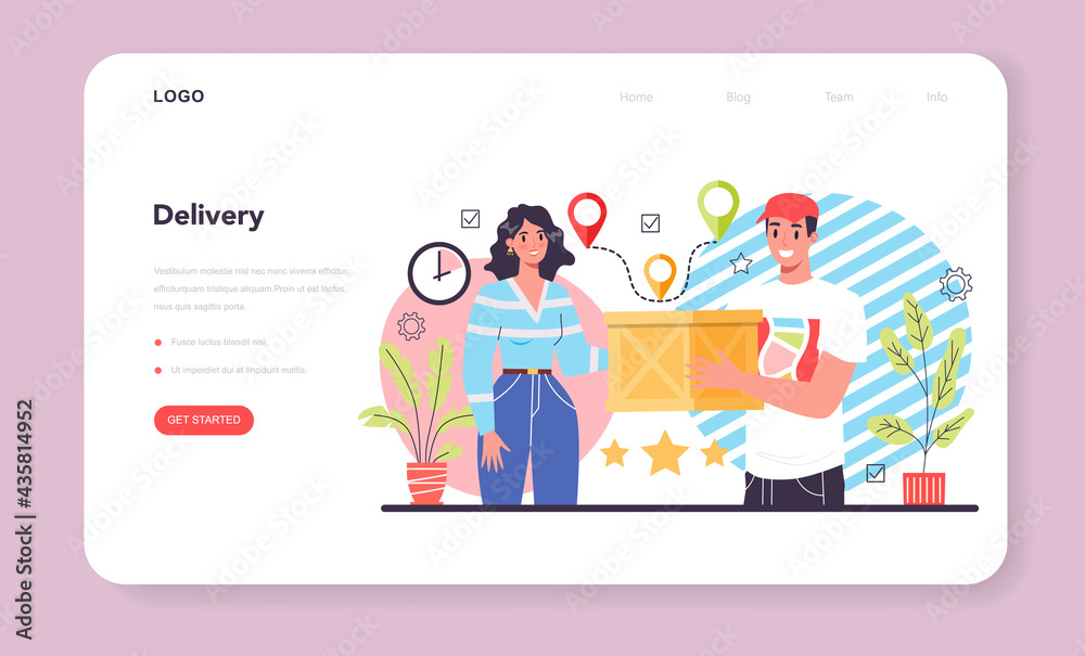 Online business advertsing web banner or landing page. Commercial Online business advertsing web banner or landing page. Commercial