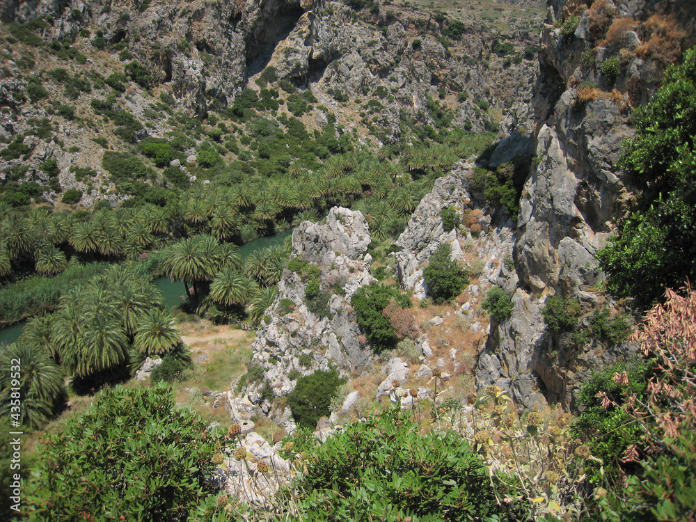 Preveli - Traumstrand auf Kreta im Süden mit Kletter-Option