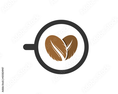 Coffee love inside the coffee cup