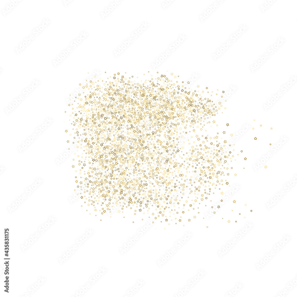 Gold Glitter Stars. Luxury Shiny Confetti. Gold Glitter Stars. Luxury Shiny Confetti.