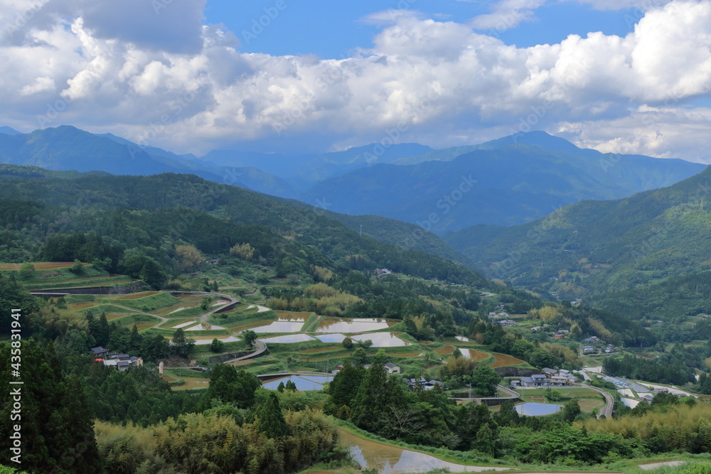 溜井の棚田　原風景　（高知県　土佐町）