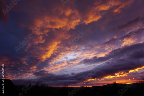 purple sky