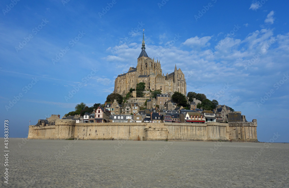 Le Mont-Saint-Michel France, UNESCO world heritage, French monument historique