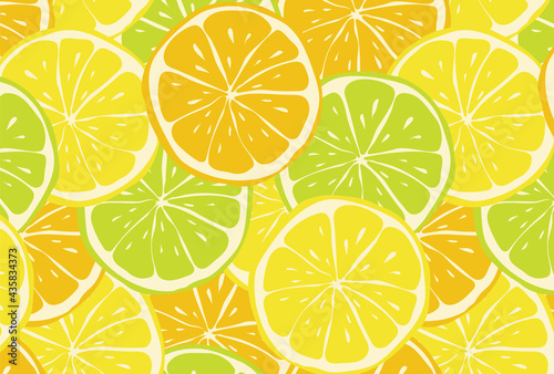 seamless pattern with citrus fruits for banners, cards, flyers, social media wallpapers, etc.