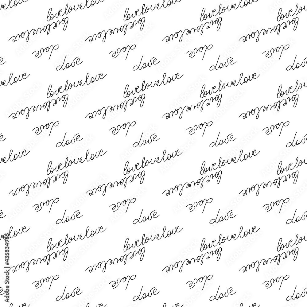 Love text Seamless pattern. Text backgrounds applicable in printing, textiles, art objects, clothing, wallpaper. Love text Seamless pattern. Text backgrounds applicable in printing, textiles, art objects, clothing, wallpaper.