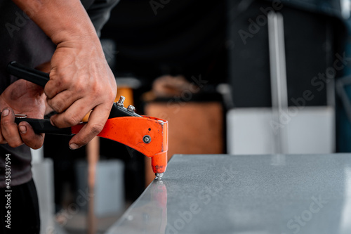 Fotografie Manual riveting tool Easy and convenient tools Suitable for light work