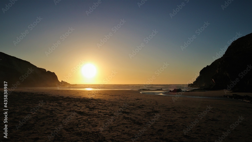 Sonnenuntergang am Strand