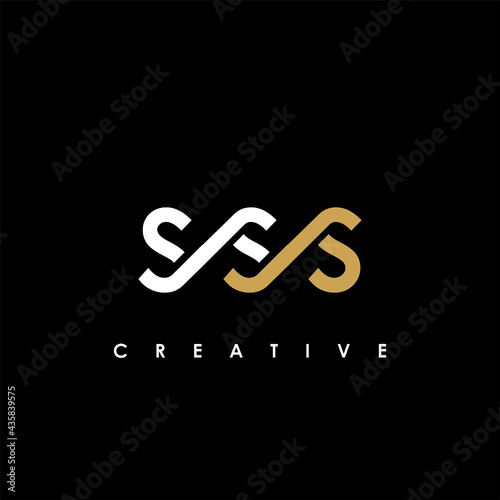 SSS Letter Initial Logo Design Template Vector Illustration photo