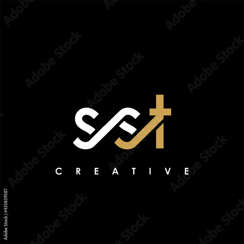 SST Letter Initial Logo Design Template Vector Illustration photo