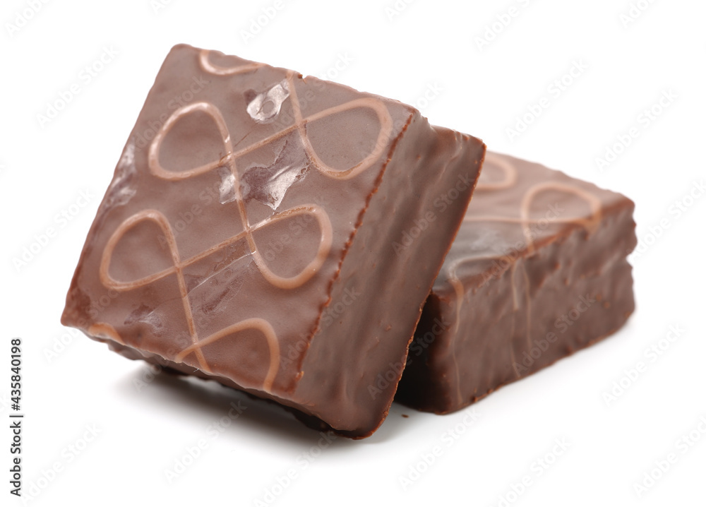 chocolate cake on white background chocolate cake on white background