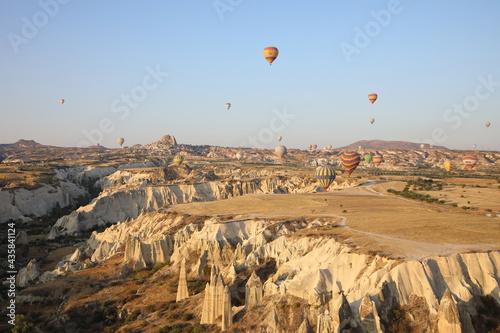 Hot air balloons in Cappadocia, Turkey