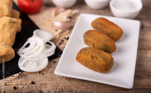 squid croquettes in their ink
