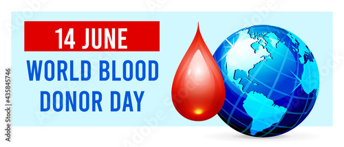 World Blood Donor Day vector illustration
