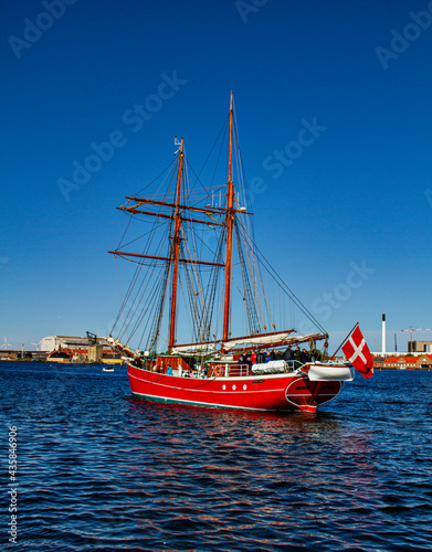 yacht in the sea