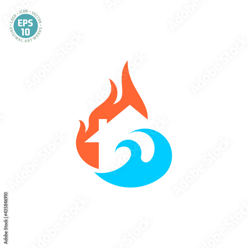 logo Home Protection From Fire, Flood and Disasters