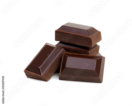 Chocolate isolated on white © Alekss
