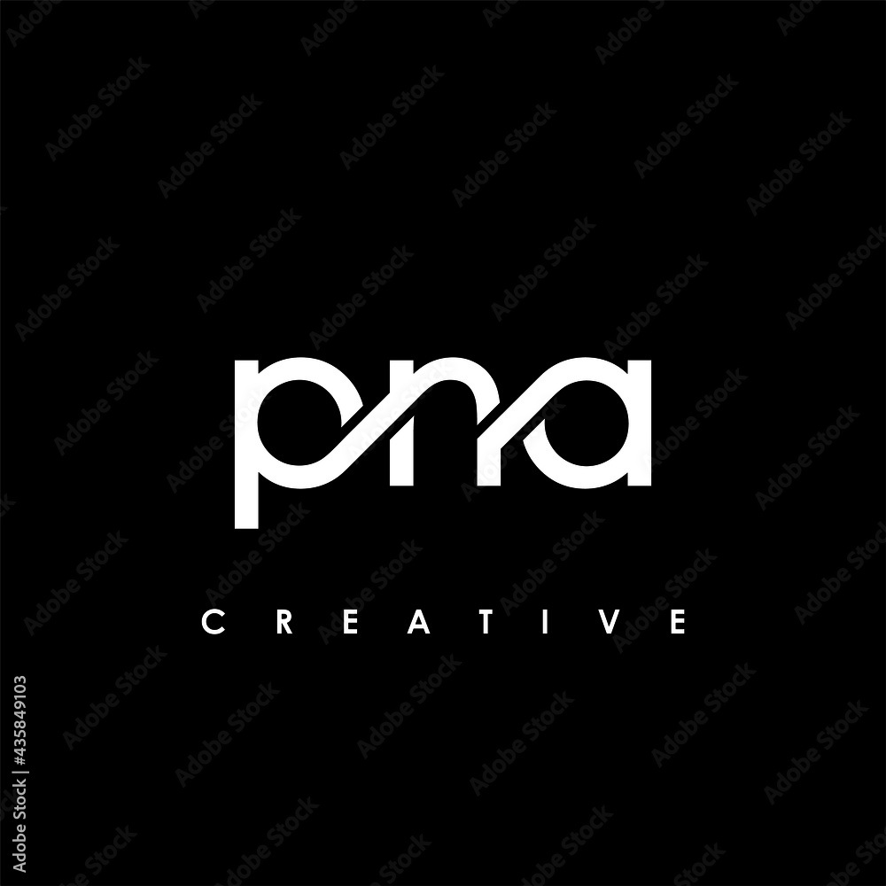 PNA Letter Initial Logo Design Template Vector Illustration