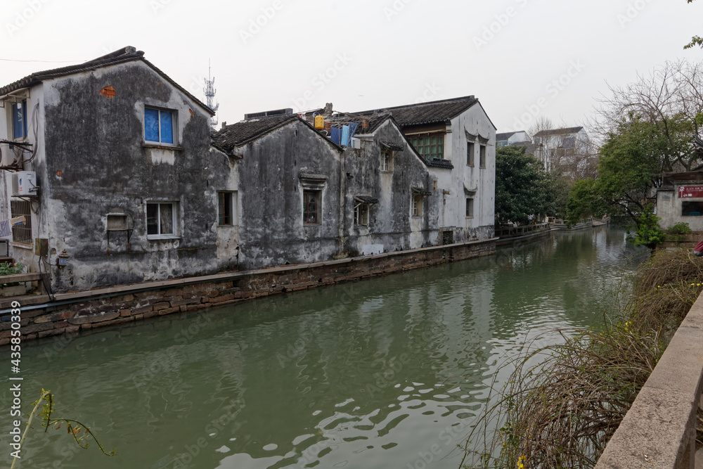 Kanał w historycznym centrum Suzhou