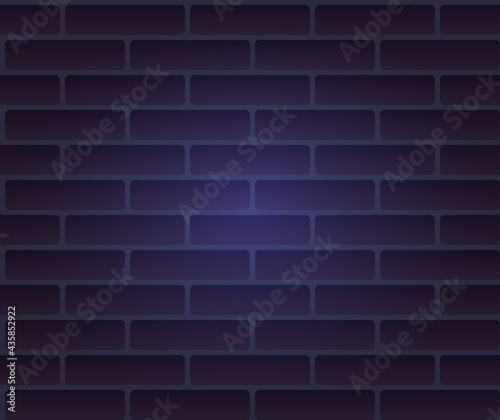 Vector pattern of masonry for decoration of neon signs and architectural facades