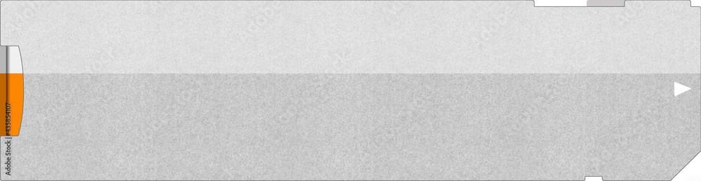 Fototapeta premium Banner for the site in the form of an information carrier.