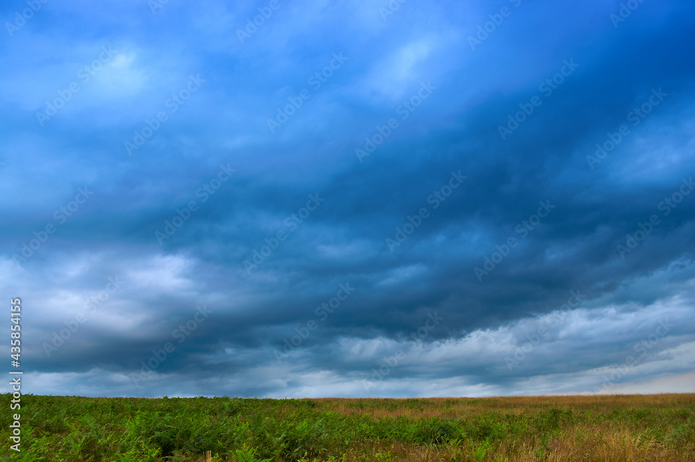 Dramatic storm scene