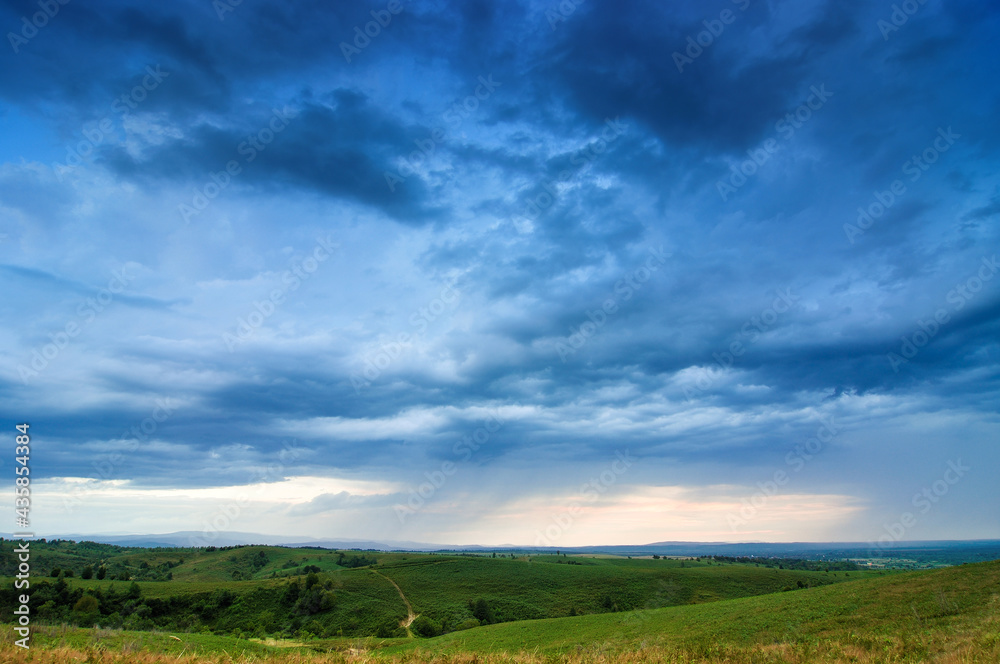 Dramatic storm scene