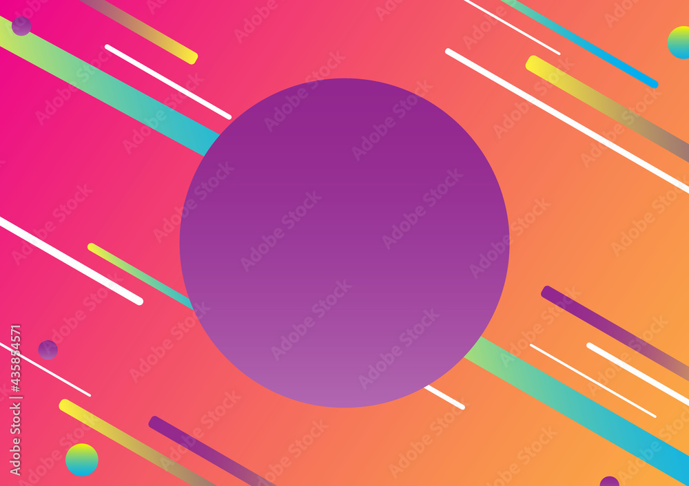 Obraz premium Colorful geometric background. Abstract Backgrounds Design. Fluid shapes composition. vector.