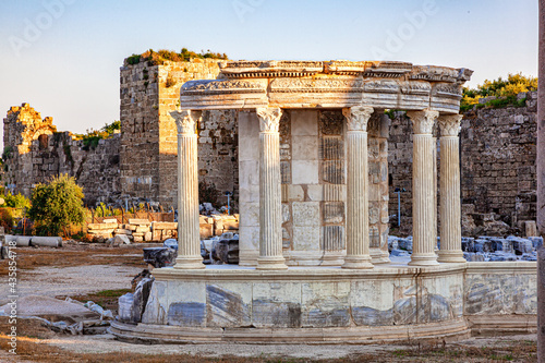 Ancient Greek ruins at Miletus, Turkey photo