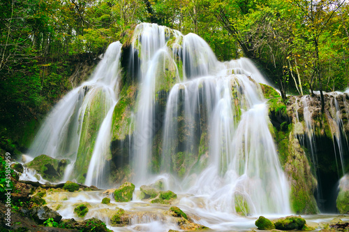 Mountain waterfall "Beusnita" in Romania