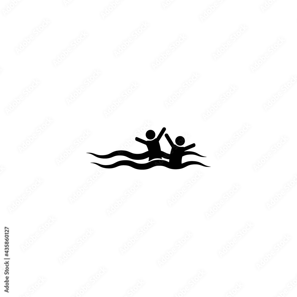 swimming logo vector icon illustration swimming logo vector icon illustration