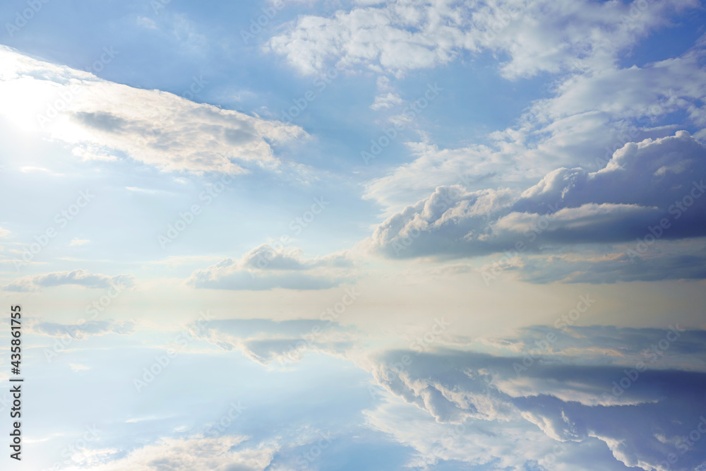 clouds and reflections in the sky