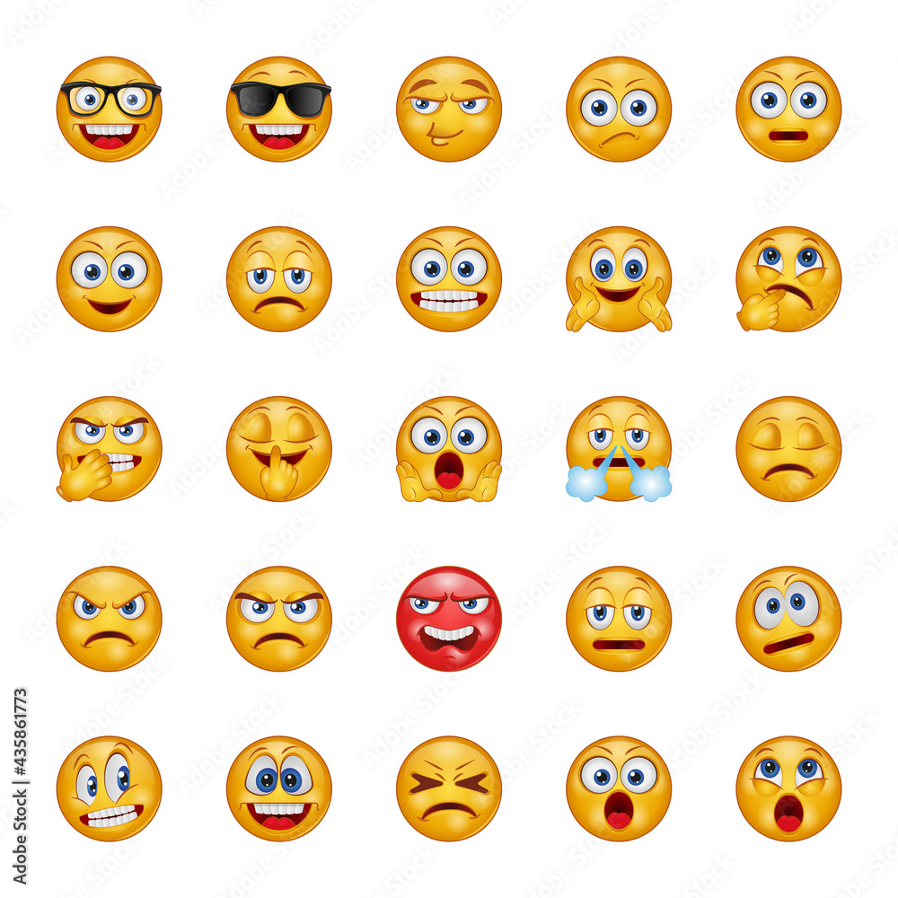 Gradient icons for emojis. Gradient icons for emojis.