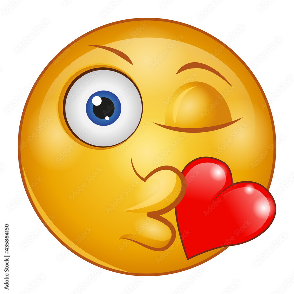 Gradient style emoji heart.