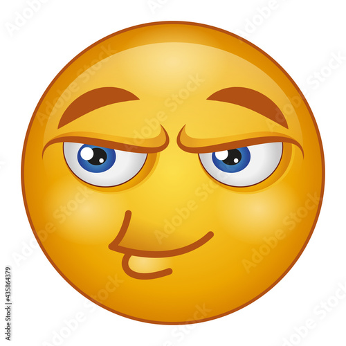 Gradient style emoji wink.