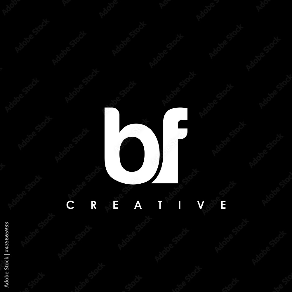 BF Letter Initial Logo Design Template Vector Illustration BF Letter Initial Logo Design Template Vector Illustration