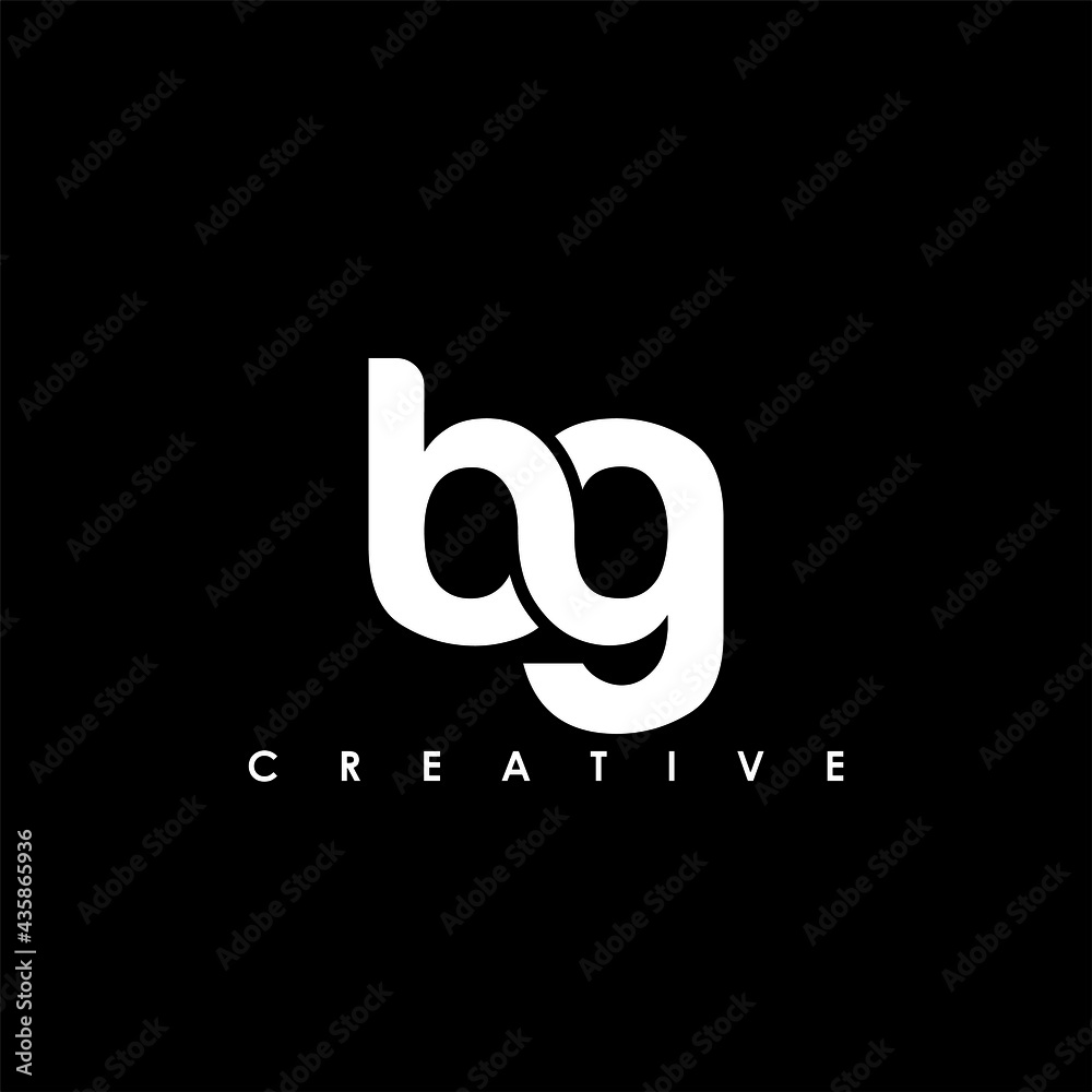 BG Letter Initial Logo Design Template Vector Illustration BG Letter Initial Logo Design Template Vector Illustration