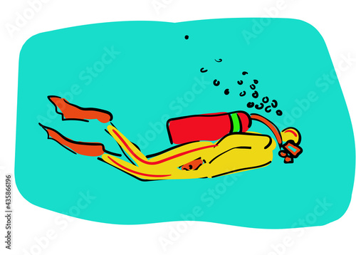 underwater diving and adventure, beauty and danger