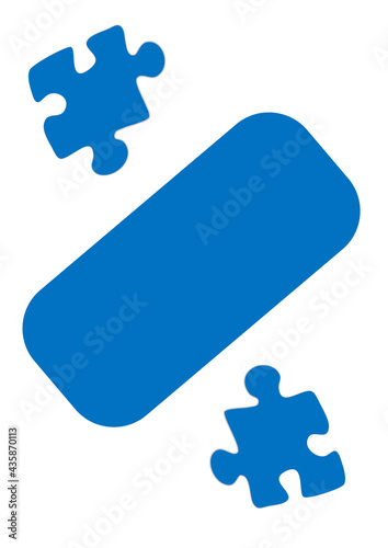 Vertical illustration format A4 - the design of the screen of the phone or tablet for inscriptions and photos