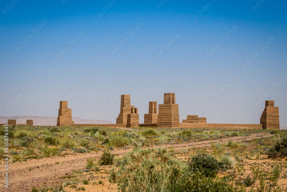 Erfoud, Morocco - April 15, 2015. Desert architecture Orion constellation by Hannsjorg Voth
