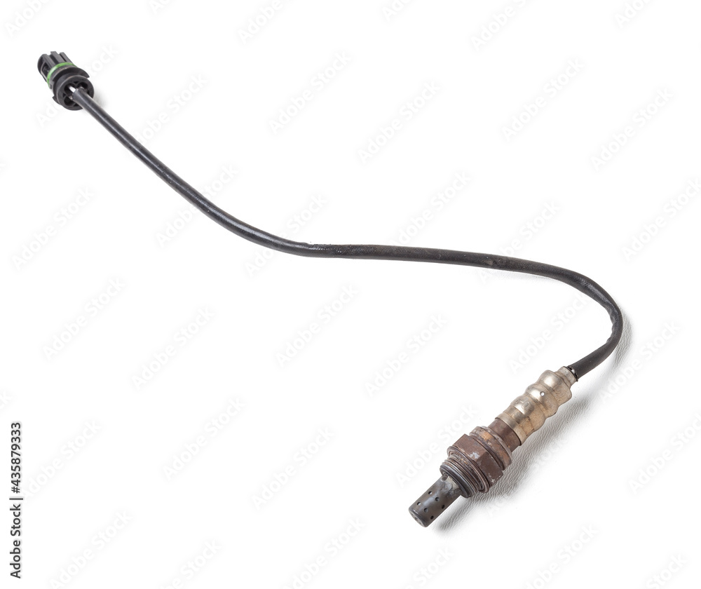 Lambda probe oxygen sensor device designed to record tamount of