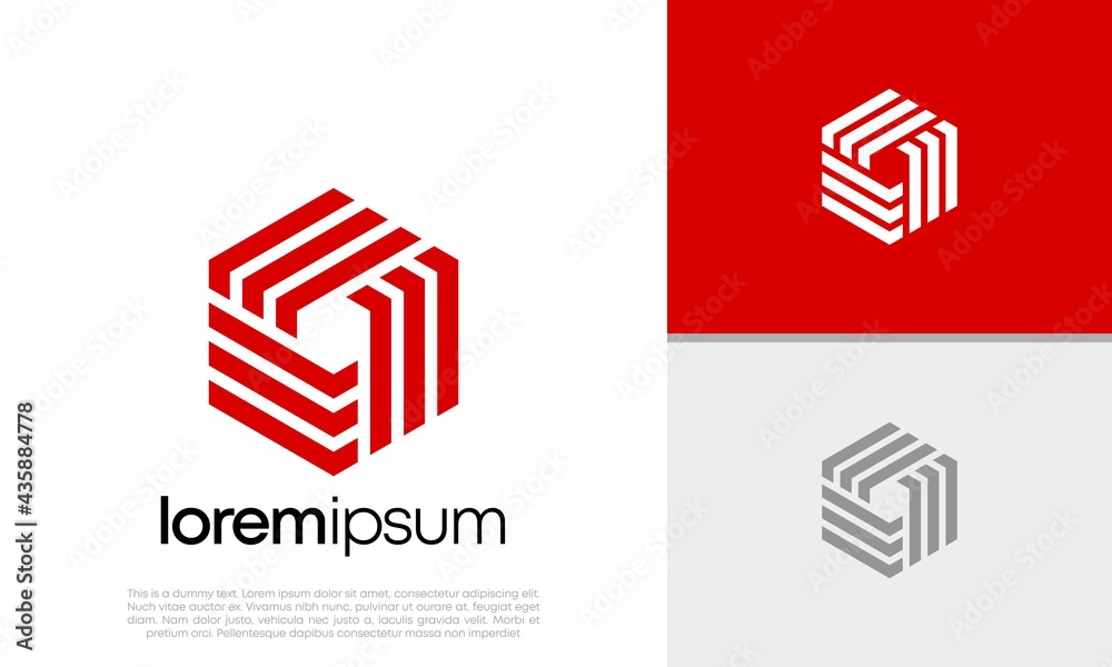 Abstract artificial intelligence logo. Innovative high tech logo template. Smart computer. machine learning. Cognitive logo. Technology Logo.