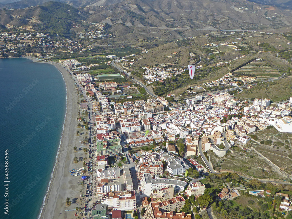 Aerial view of La Herradura, Spain	