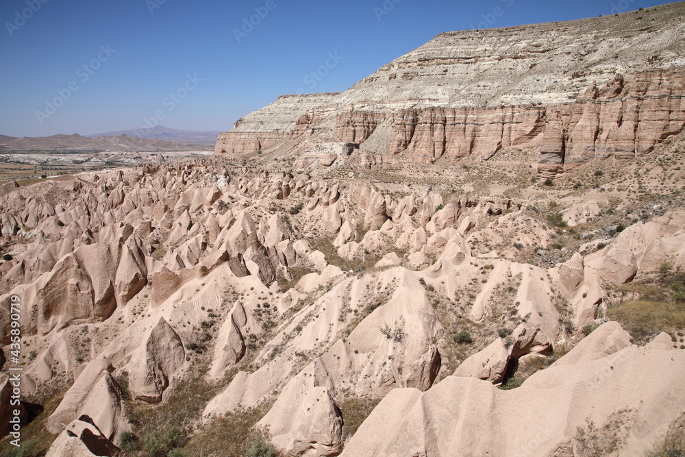 View of the Rose Valley, Cappadocia Turkey